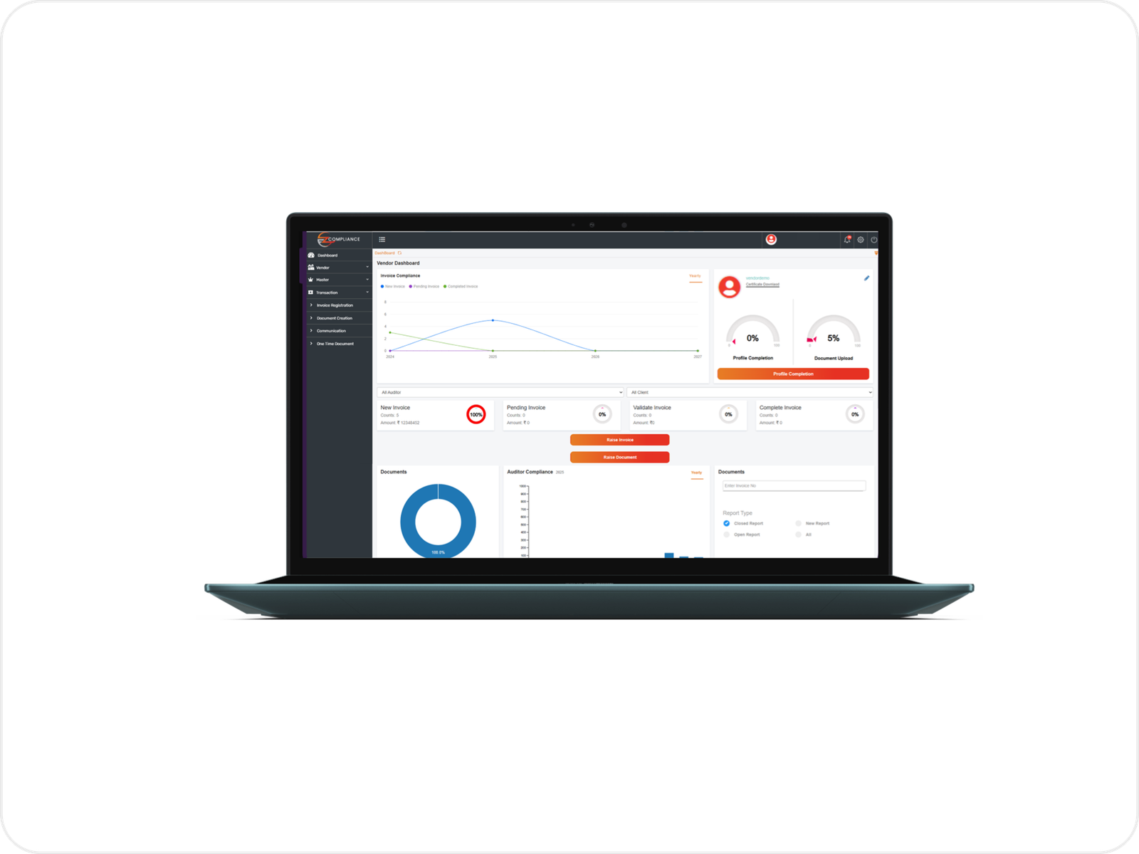 EZ Vendor Audit Dashboard